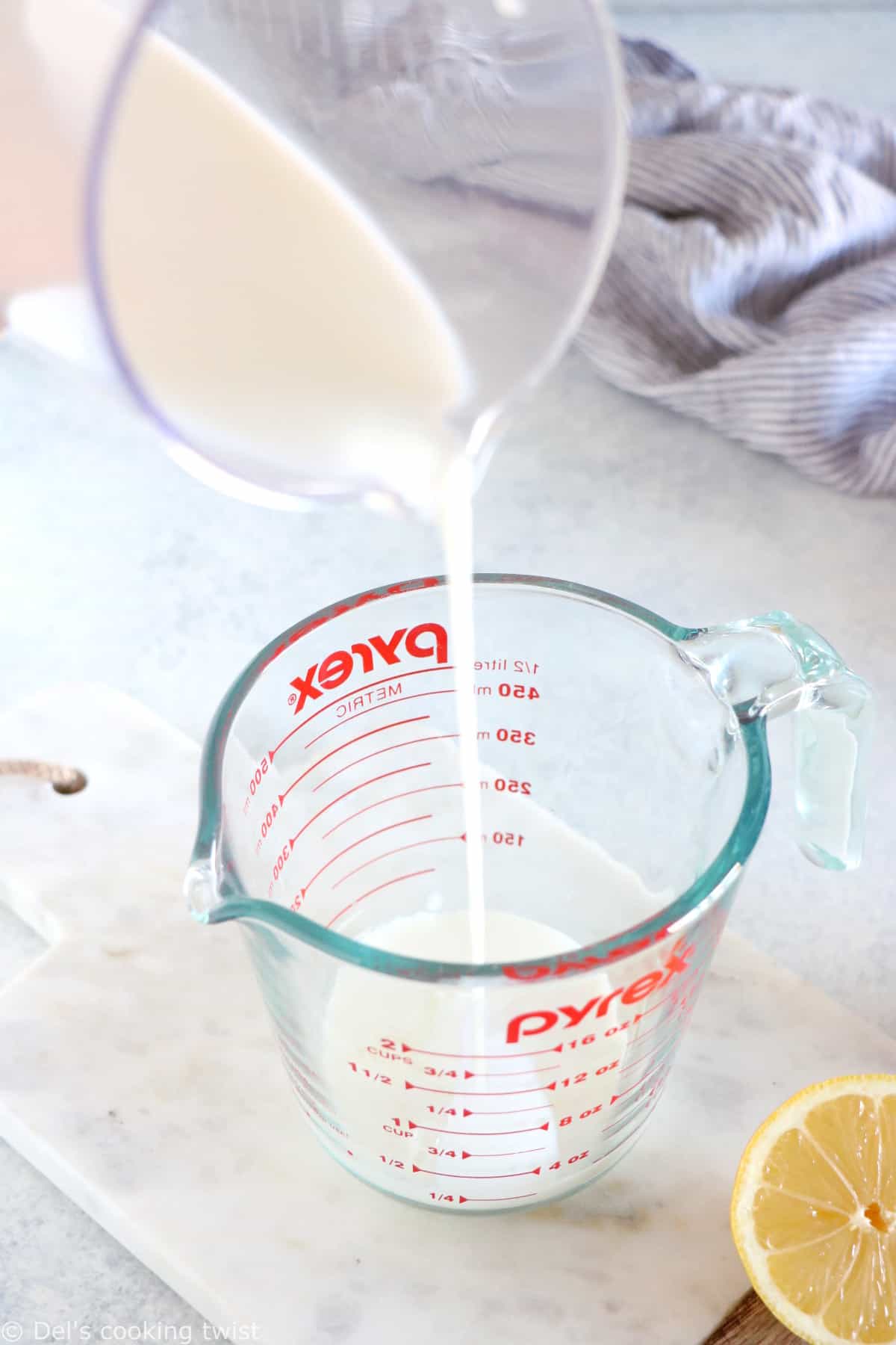 Ever wanted to know how to make homemade buttermilk at home? This 2-ingredient recipe is quick, easy, and works every single time!