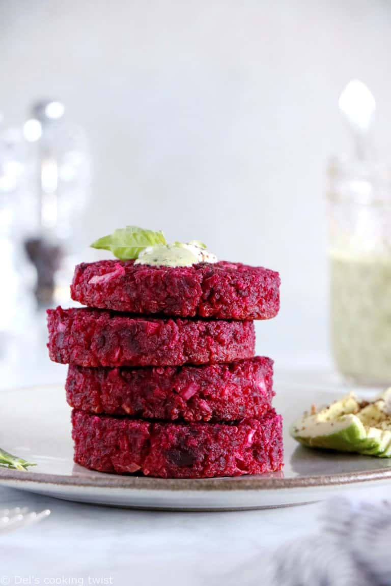 Veggie Beet Patties (Healthy & Delicious) Del's cooking twist