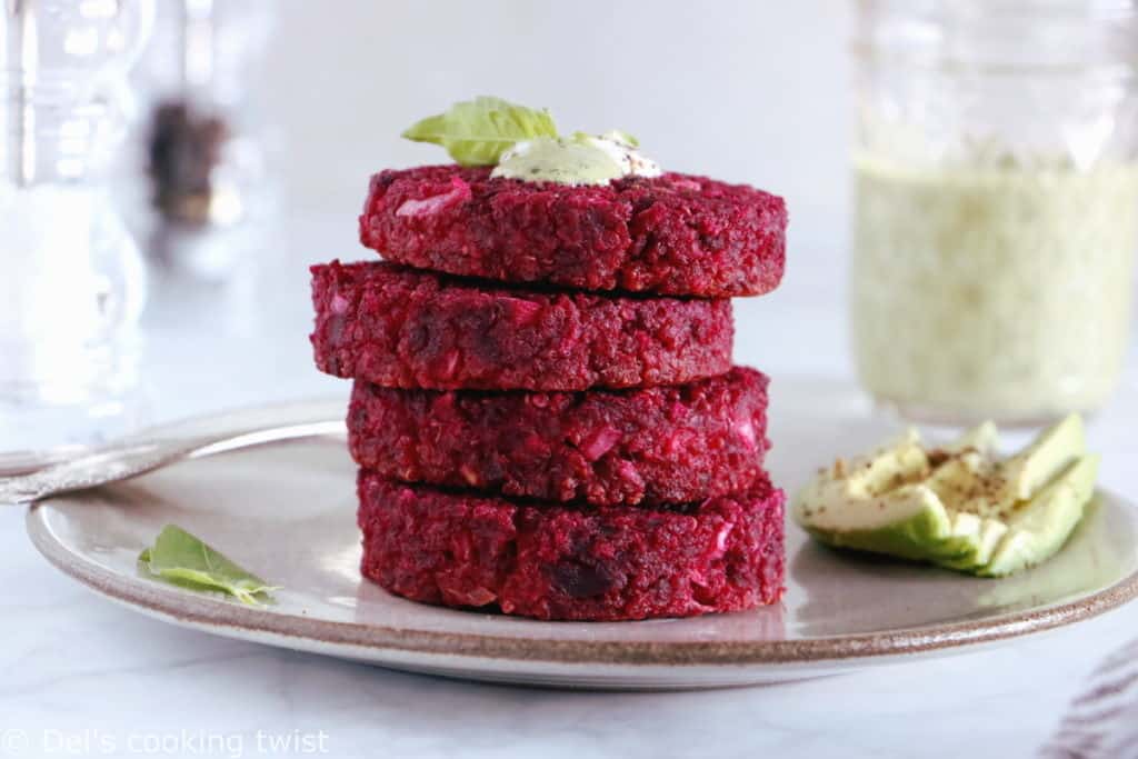 Veggie Beet Patties (Healthy & Delicious) Del's cooking twist