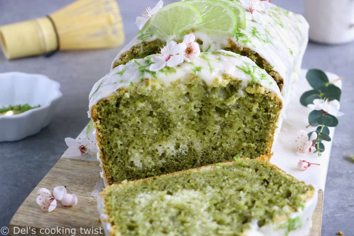 Vanilla Matcha Marble Cake