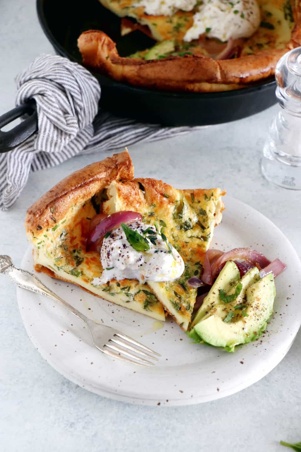Savory Dutch Baby Pancake (Easy and delicious!) Del's cooking twist