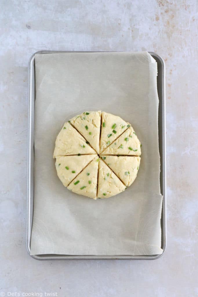 These herb parmesan scones make for a perfect savory scone recipe. You will be amazed by this simple recipe that comes together in one bowl within 30 minutes!