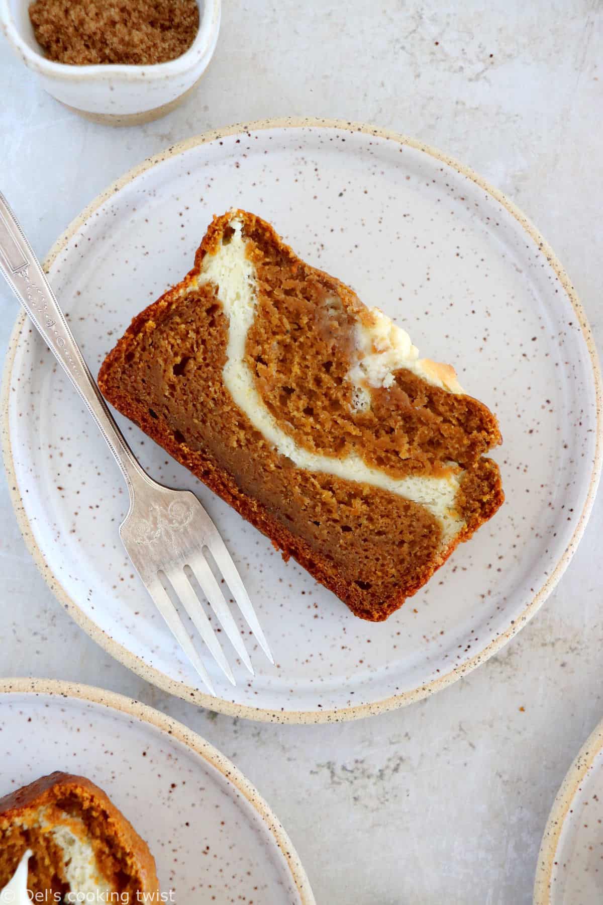 Brown butter pumpkin bread with cream cheese is the ultimate fall treat to indulge. This pumpkin bread is soft, moist, loaded with pumpkin spice flavors, and better than in your favorite coffee shop!