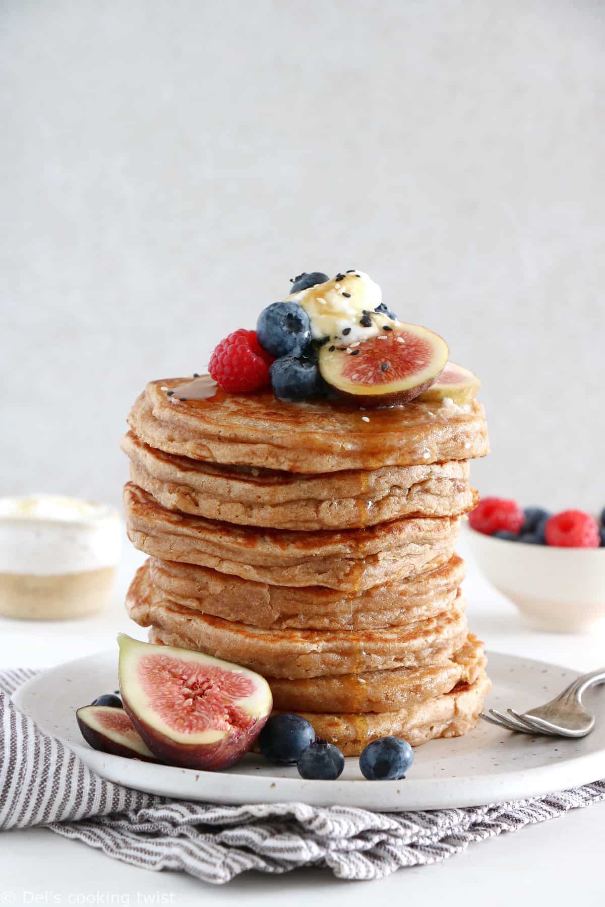 Recette pancake protéiné pour le petit déjeuner ! (simple et