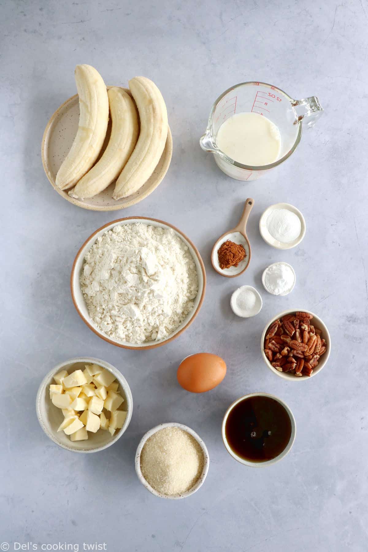 Le banana bread à l'érable et aux noix de pécan semble tout droit sorti du Canada. On aime son onctueux glaçage à l'érable et son croquant. 