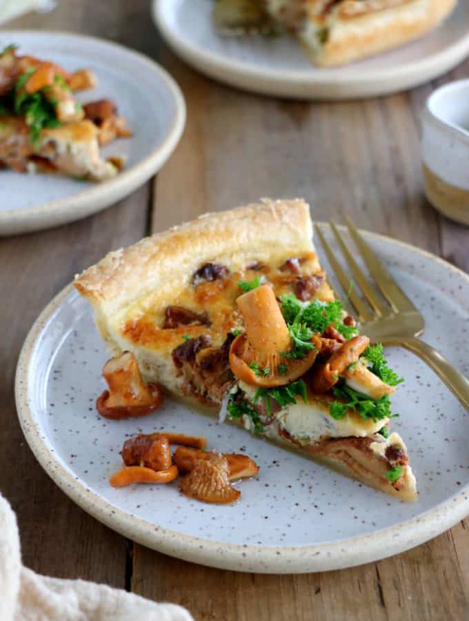 Spaghetti aux chanterelles et au cognac Del's cooking twist