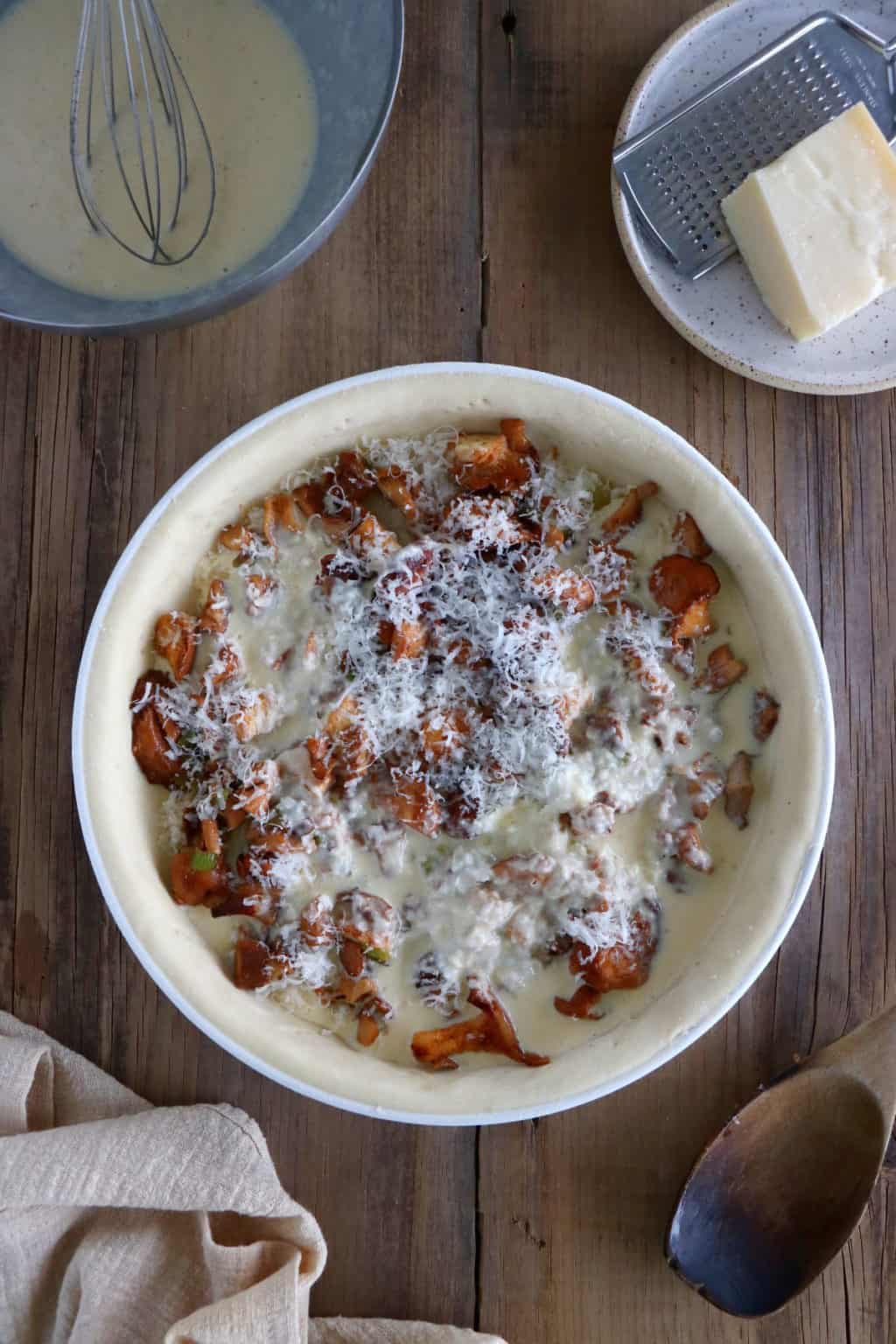 Swedish Chanterelle Mushroom Tart Del's cooking twist