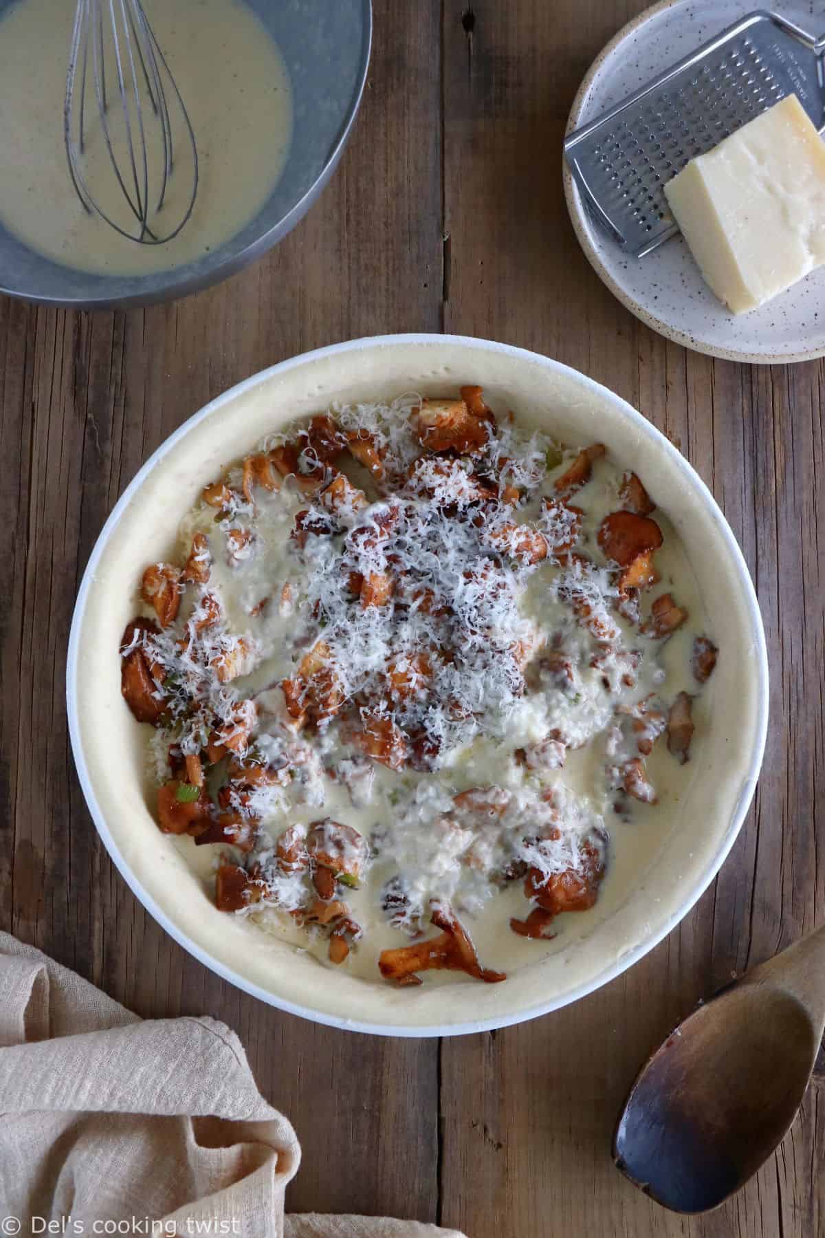 Swedish Chanterelle Mushroom Tart Del's cooking twist