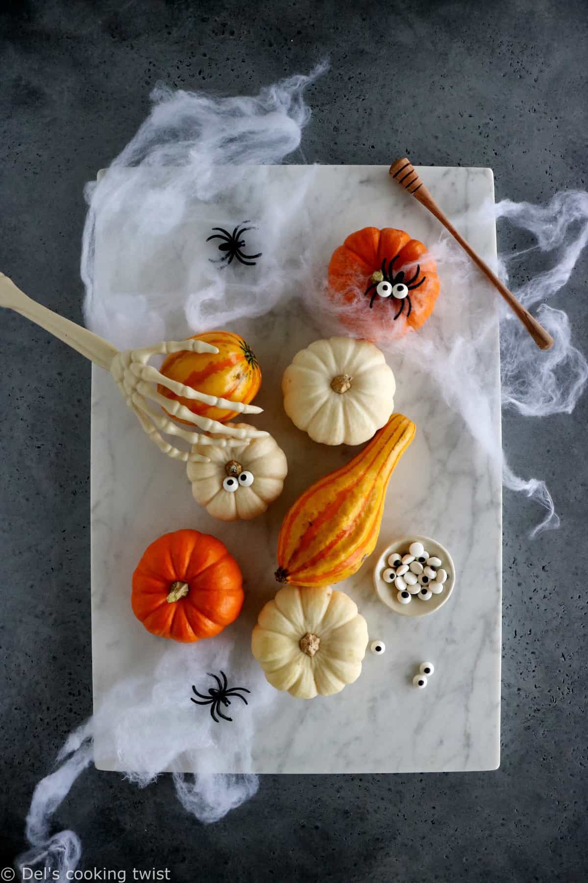 This killer vegetarian Halloween grazing board is a fun and spooky way to get you into the Halloween spirit.