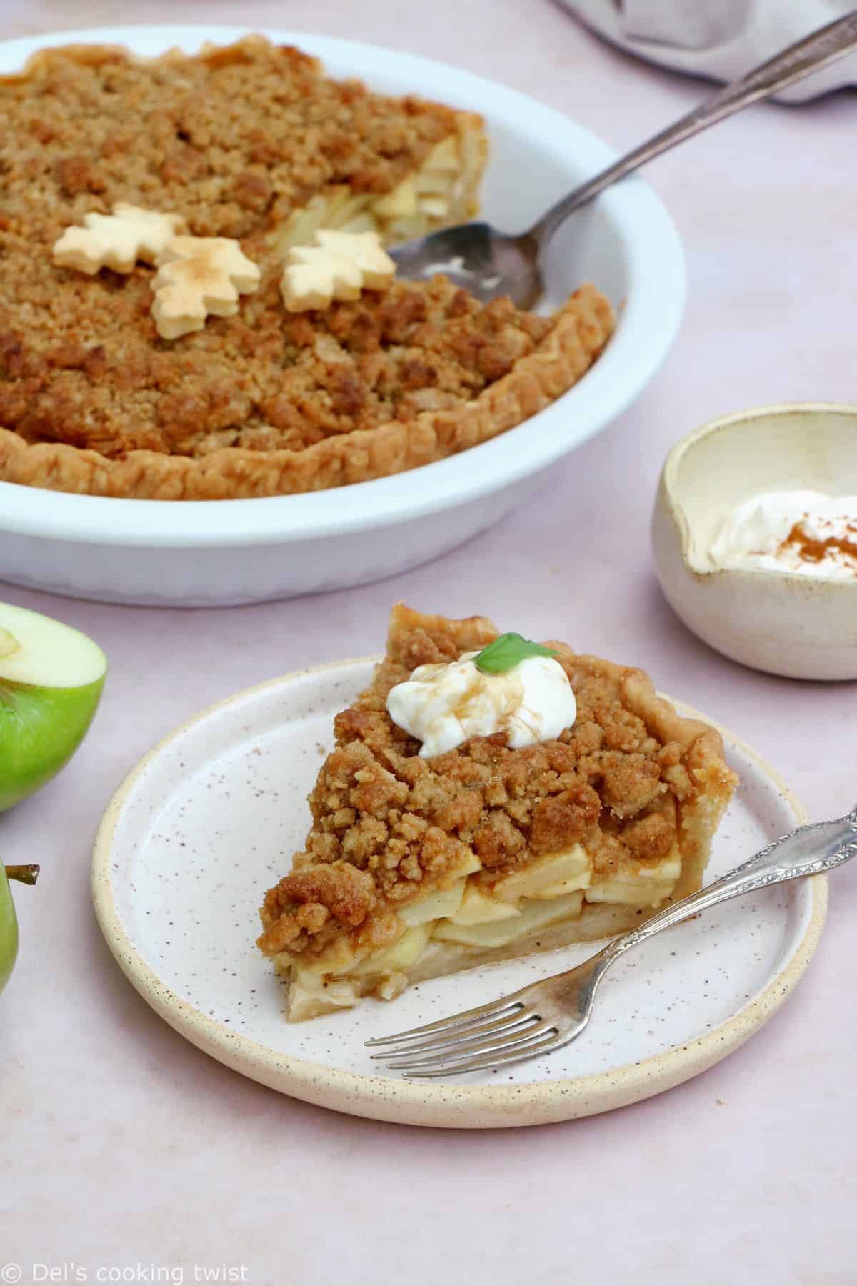 This Chai Spiced Dutch Apple Pie has become one of my favorite apple recipe together with the Classic Apple Pie.