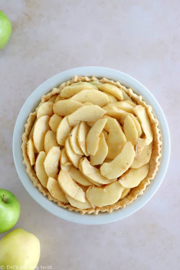 La Dutch apple pie aux épices chai est un dessert ultra gourmand qui reprend le principe de l'apple pie américaine mais qui est encore plus simple à réaliser.