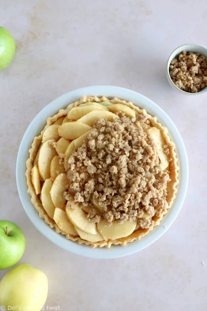 La Dutch apple pie aux épices chai est un dessert ultra gourmand qui reprend le principe de l'apple pie américaine mais qui est encore plus simple à réaliser.