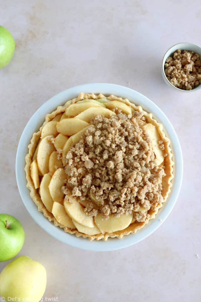 This Chai Spiced Dutch Apple Pie has become one of my favorite apple recipe together with the Classic Apple Pie.