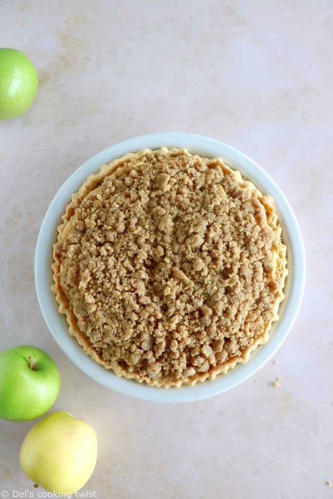 La Dutch apple pie aux épices chai est un dessert ultra gourmand qui reprend le principe de l'apple pie américaine mais qui est encore plus simple à réaliser.