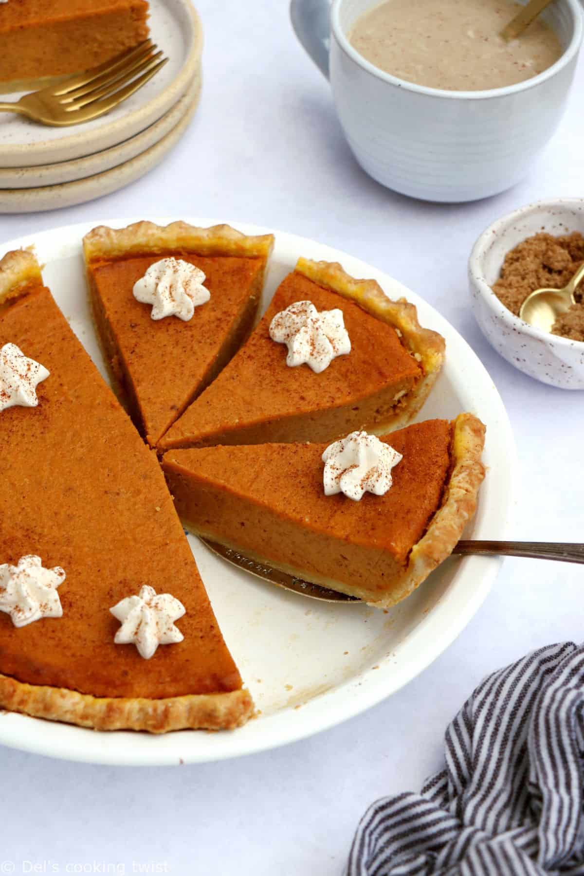 The old fashioned sweet potato pie is a classic dessert to enjoy during the fall months and a great alternative to pumpkin pie for Thanksgiving.
