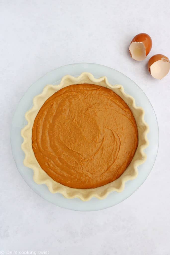 The old fashioned sweet potato pie is a classic dessert to enjoy during the fall months and a great alternative to pumpkin pie for Thanksgiving.