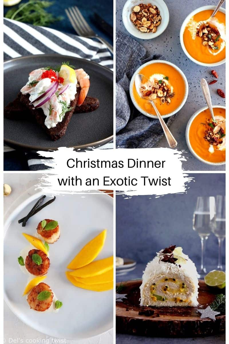 10 meatless Christmas dinner ideas, with various options (meatless, vegetarian, vegan or gluten-free), for small or larger gatherings.