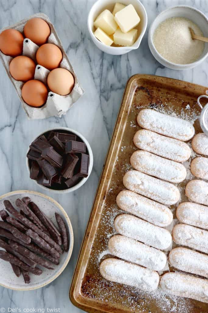 La charlotte au chocolat est un dessert gourmand, élégant et facile à préparer avec seulement 5 ingrédients.