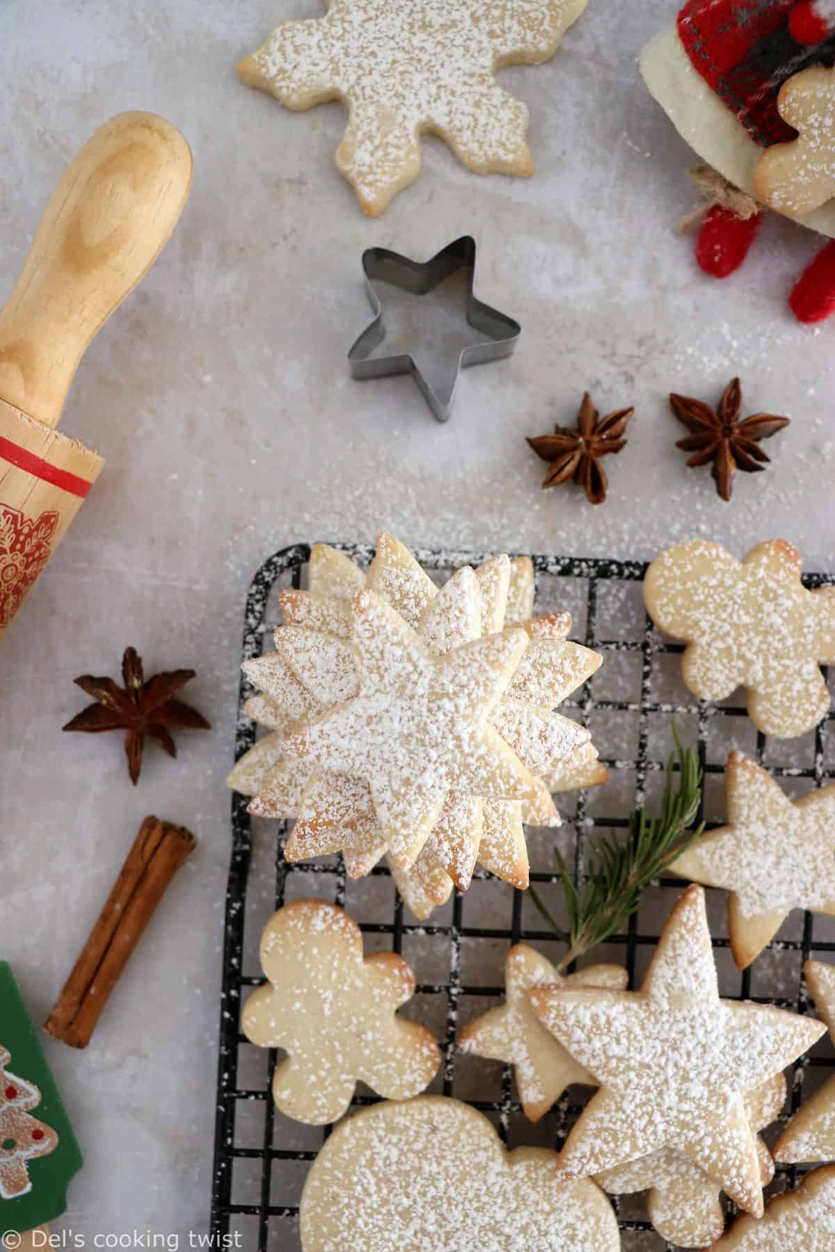 These cut out sugar cookies are easy to make and come out perfect every time. They are generous, crispy, with thick and soft center.