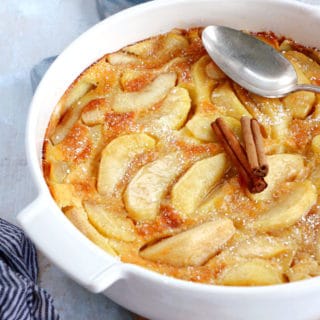 Apple clafoutis is one of the easiest apple dessert you could possibly make, yet completely irresistible and slightly addictive.