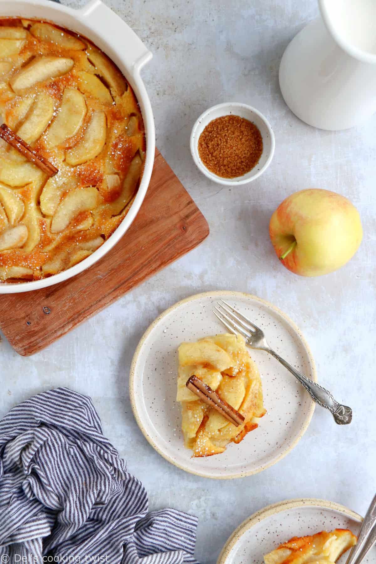Apple Clafoutis - Del&amp;#39;s cooking twist