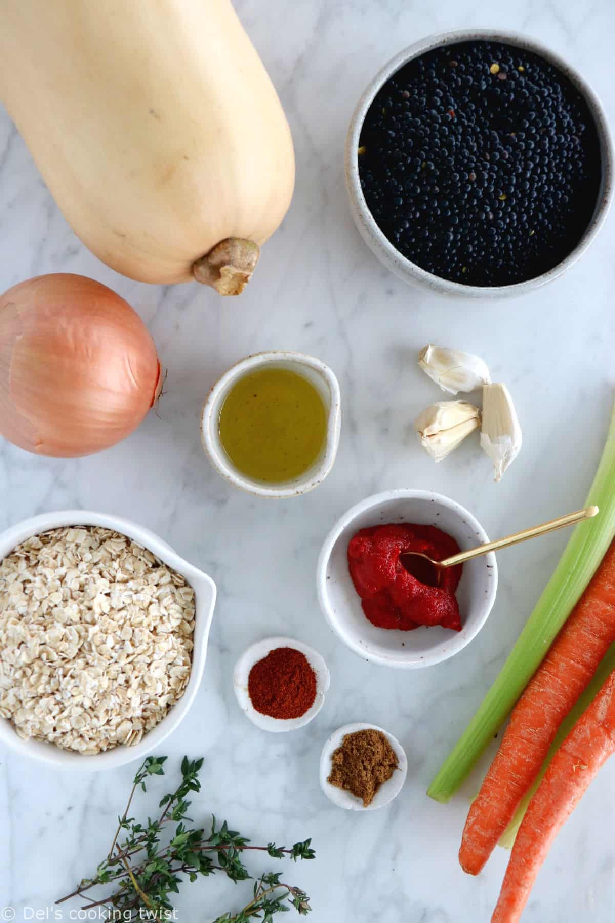 This simple vegan lentil loaf is made with nutritious lentils, butternut squash, and rolled oats.