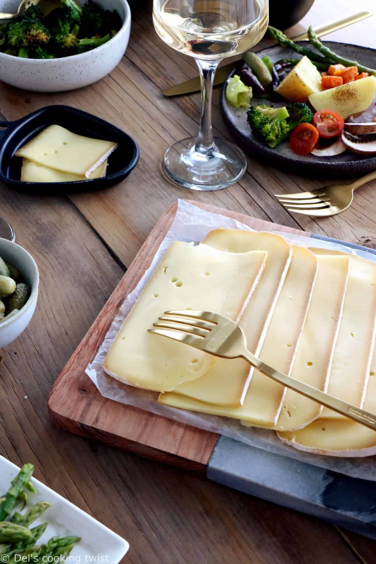 Learn how to host a vegetarian raclette dinner party at home, with veggie suggestions and how to prepare them, playing with spices and other add-ons to make it a feast!