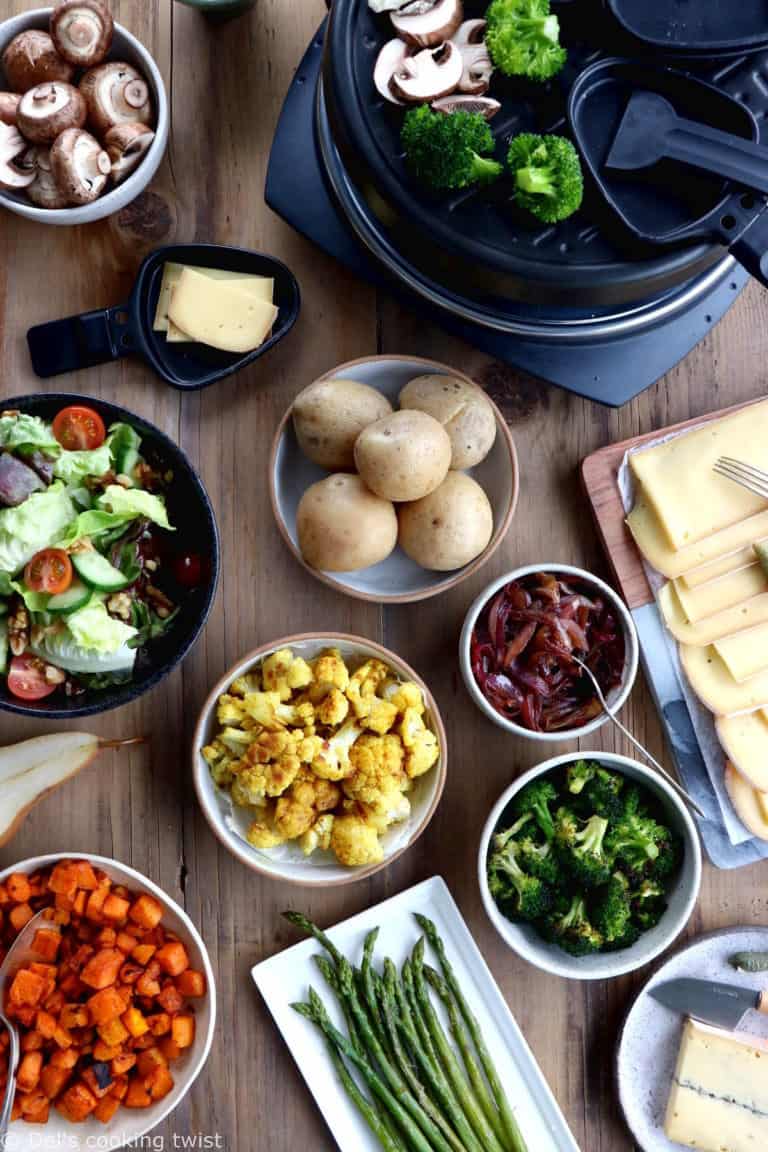 Comment préparer une raclette végétarienne Del