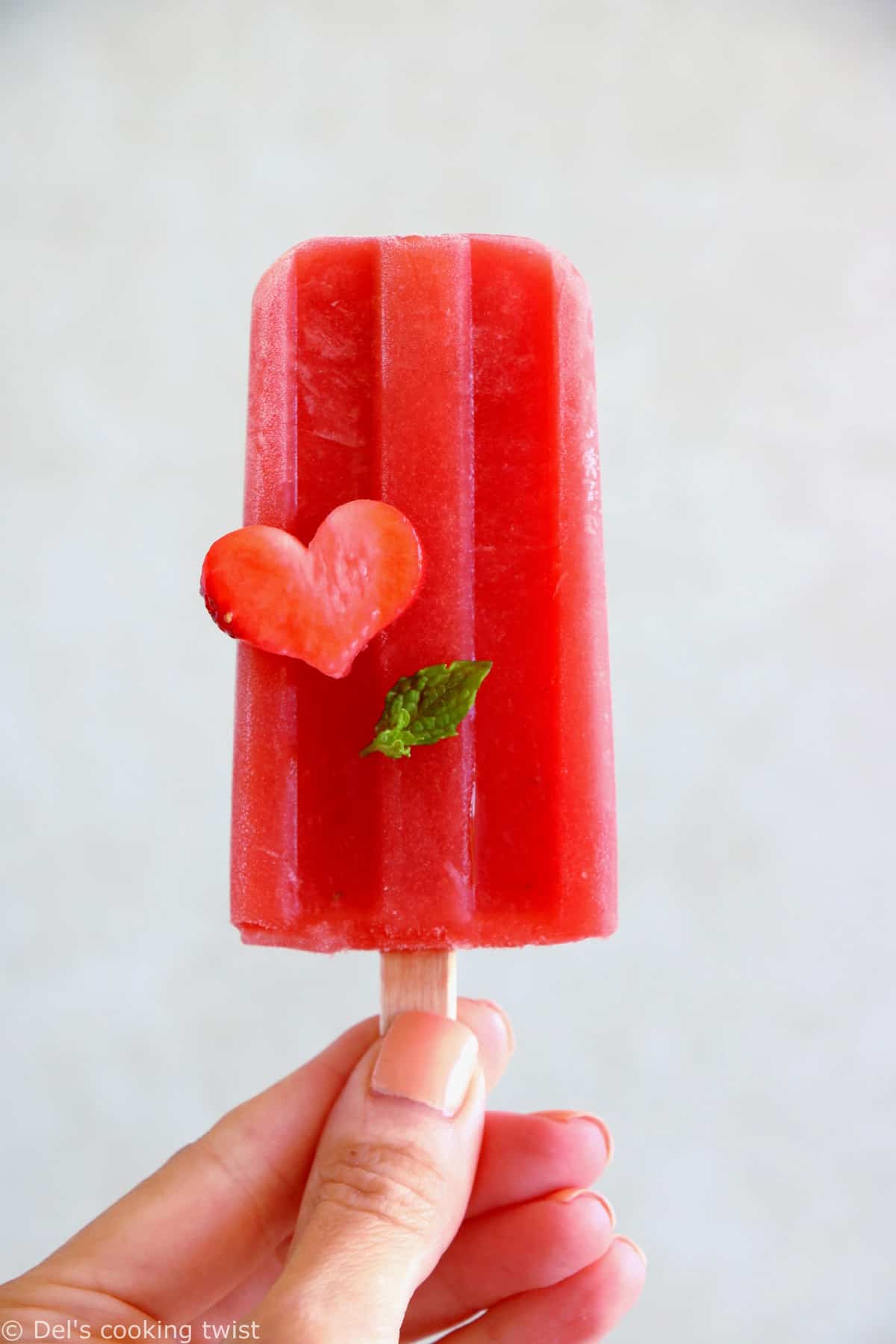 These watermelon popsicles are game-changing. With just 4 simple ingredients and a blender, you get a healthy, fruity, and refreshing summer treat that is also naturally vegan.