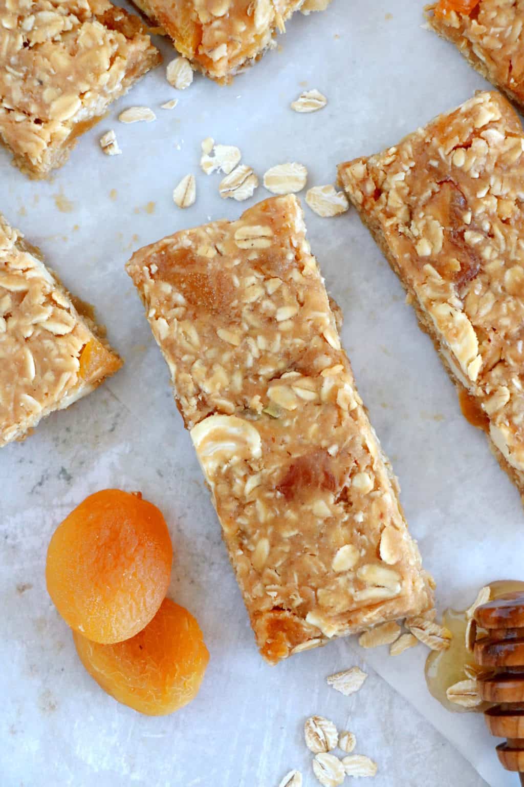 Soft Apricot Cashew Granola Bars Del's cooking twist