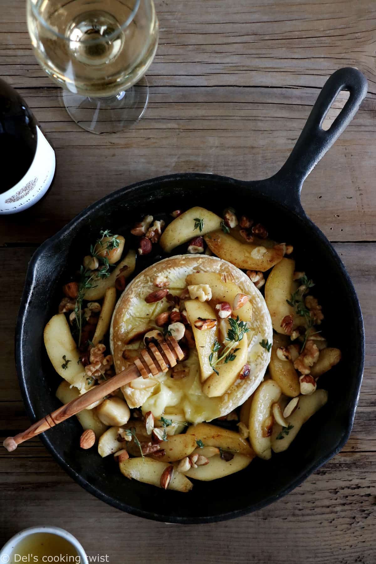 This easy baked Brie with apples, honey and nuts makes a fantastic shareable dish for all cheese lovers.