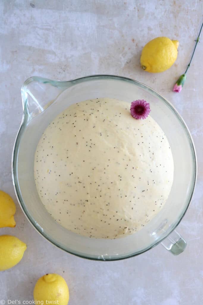 Lemon poppy seed sweet rolls are incredibly soft and fluffy, loaded with lemony flavors, and topped with an ooey-gooey cream cheese frosting.