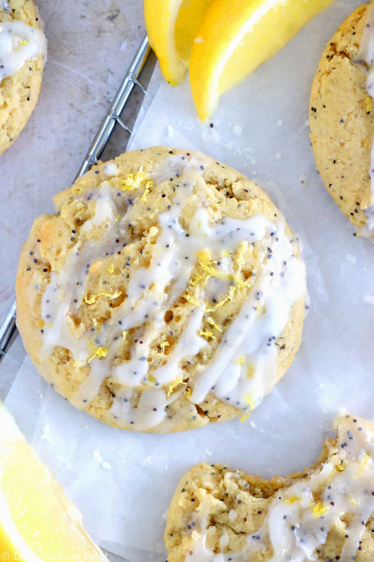 Lemon Poppy Seed Cookies Del's cooking twist