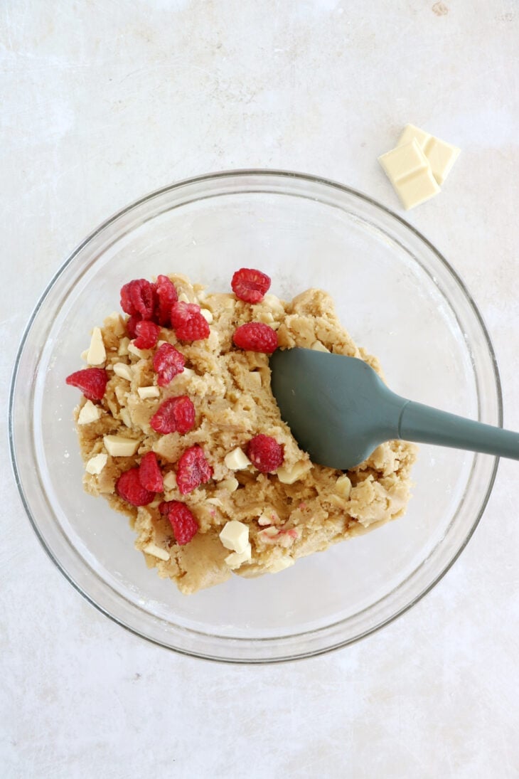 White chocolate raspberry cookies are soft, chewy, and ultra delicious. Sweet and deliciously tart, they're also very pretty, yet super easy to make.
