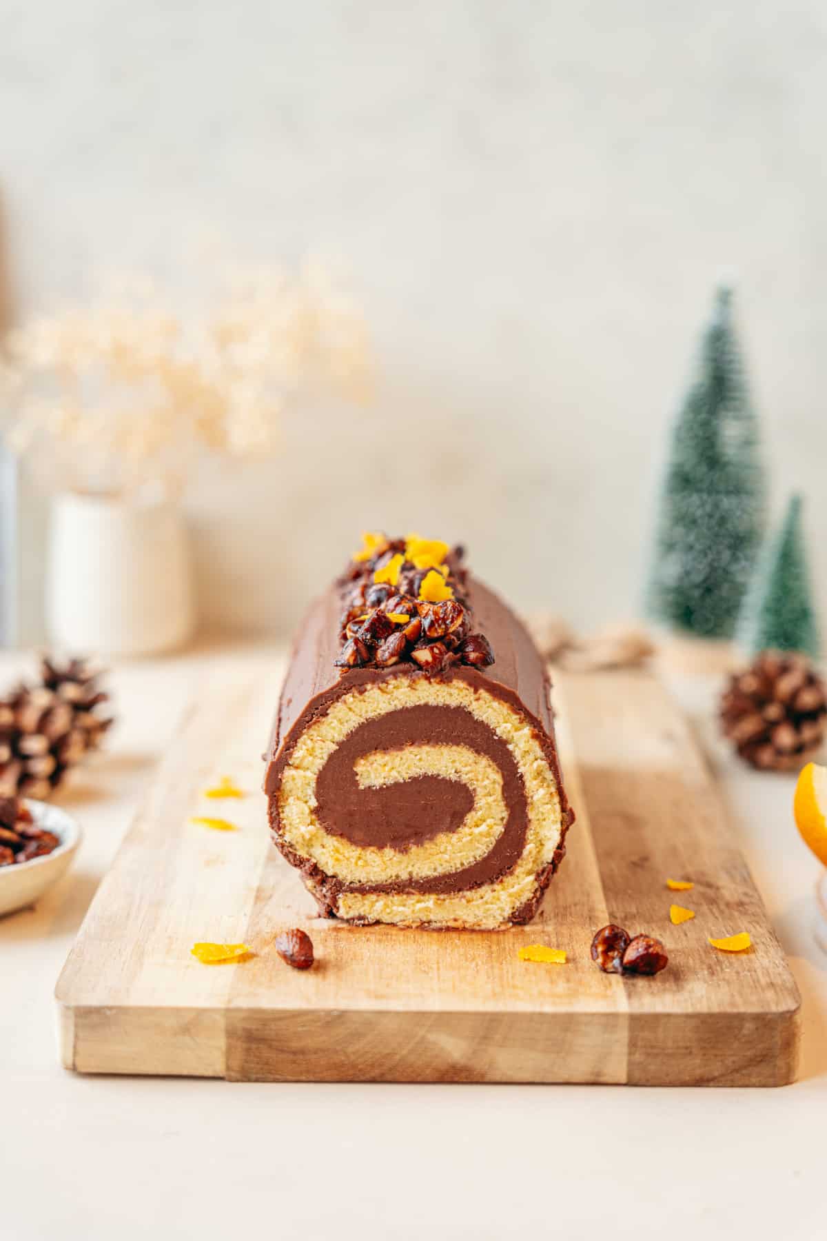 Bûche de Noël chocolat-orange - Del's cooking twist