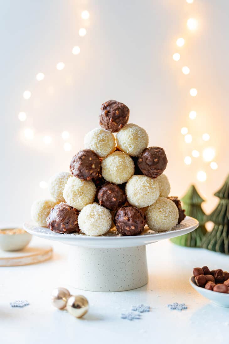 These no-bake chocolate hazelnut truffles are a delightful and festive chocolate treat for the holidays, Valentine's Day, or any special occasion.