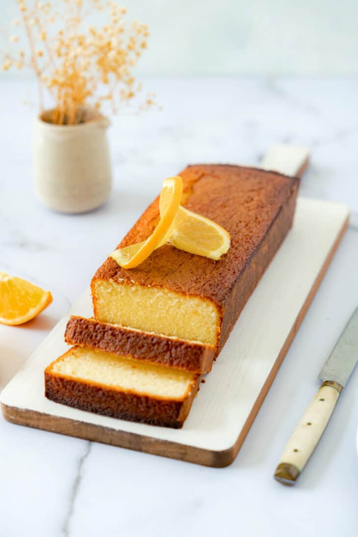 Fragrant, moist, and tender Orange Pound Cake flavored with freshly squeezed orange juice and zest. This easy recipe is a winner.