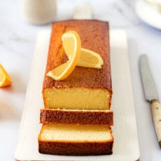 Fragrant, moist, and tender Orange Pound Cake flavored with freshly squeezed orange juice and zest. This easy recipe is a winner.