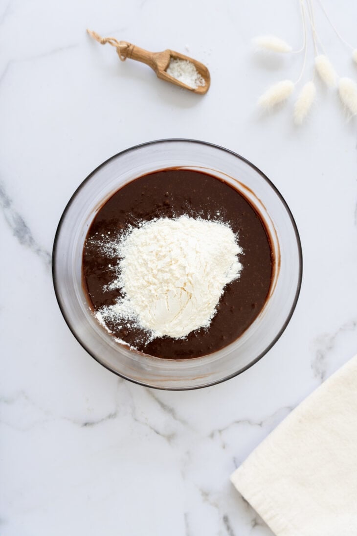 Molten chocolate lava cake is a decadent individual dessert, with a mind-blowing gooey chocolate center that flows out when you slice it.