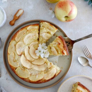 This simple apple ricotta cake is moist, tender, and packed with delicious apples and refreshing flavors. Easy to make, this apple cake recipe is a dessert to make year round.