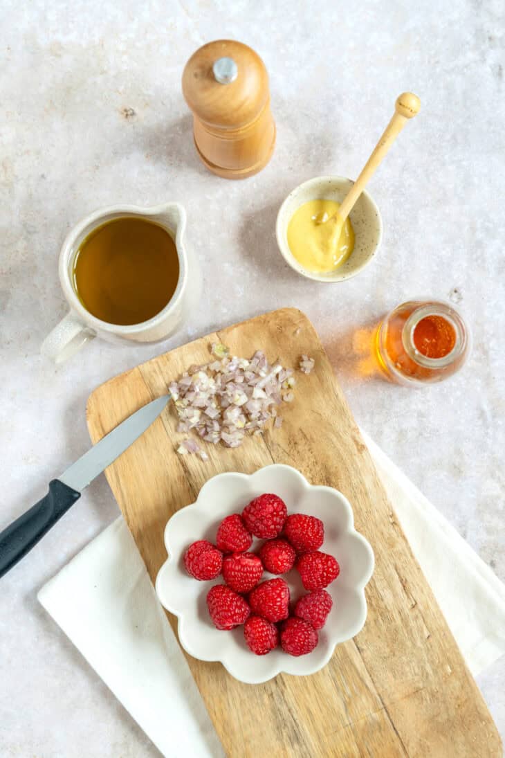 Vinaigrette de framboises