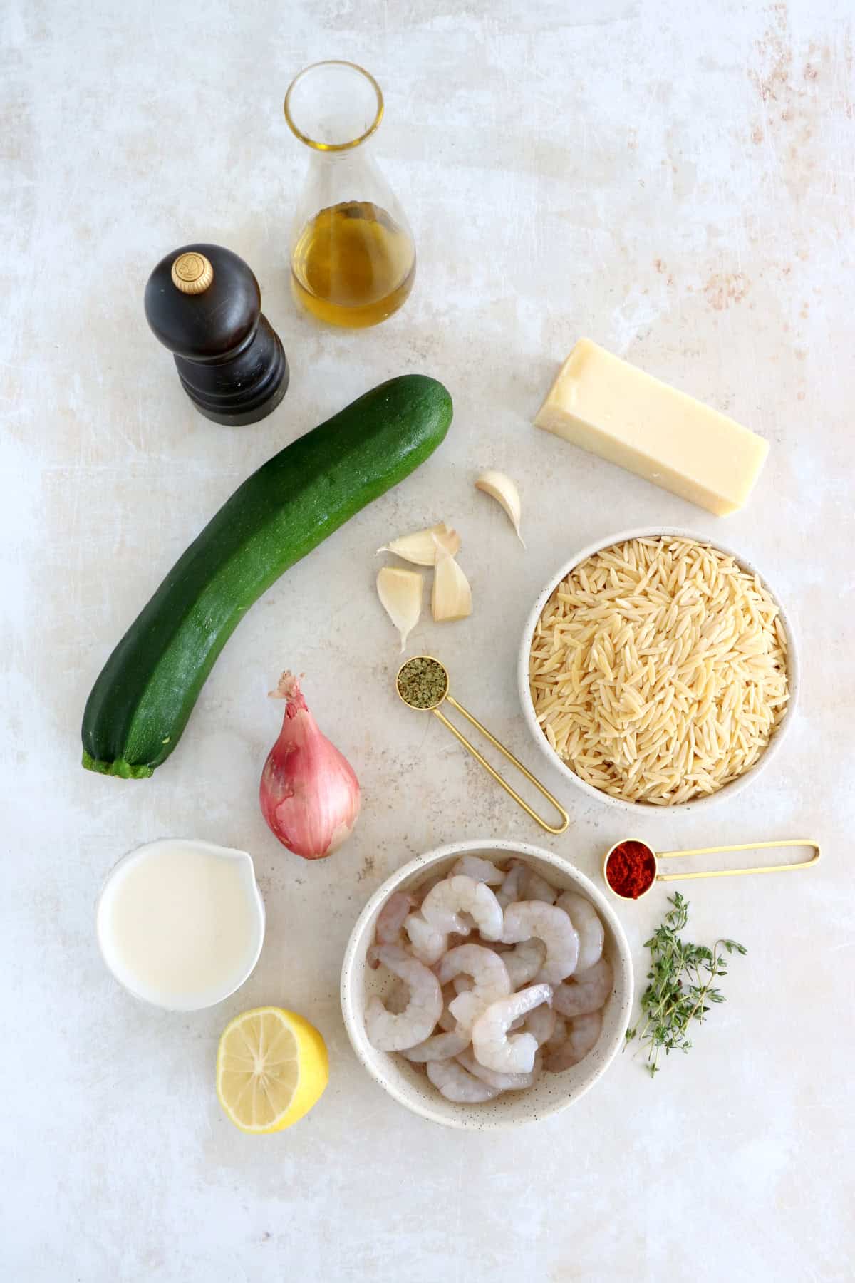 Creamy Shrimp Orzo Risotto - Del's cooking twist