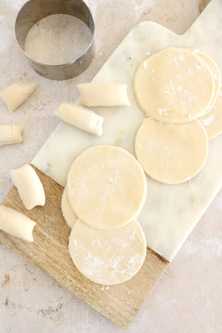 Learn how to make vegetable gyoza from scratch! These Japanese appetizers are tender, crispy on the bottom and loaded with umami flavors.