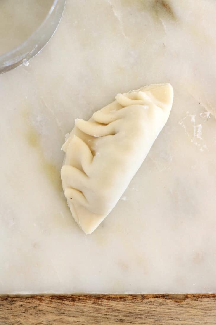 Learn how to make vegetable gyoza from scratch! These Japanese appetizers are tender, crispy on the bottom and loaded with umami flavors.