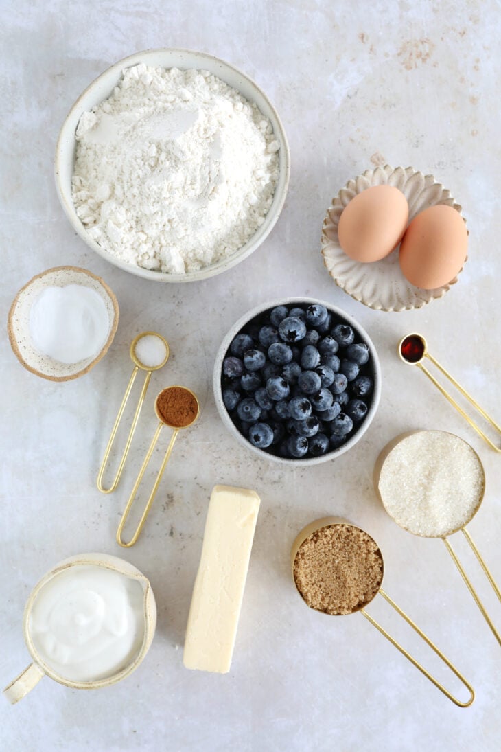 These are the BEST blueberry muffins! With a moist, tender crumb, these bakery-style muffins are bursting with juicy blueberries.