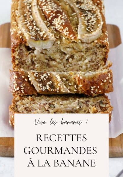 D&eacute;couvrez ma collection de recettes gourmandes avec des bananes, allant de mon incontournable banana bread &agrave; mes pancakes &agrave; la banane, sans oublier muffins, smoothies, etc.