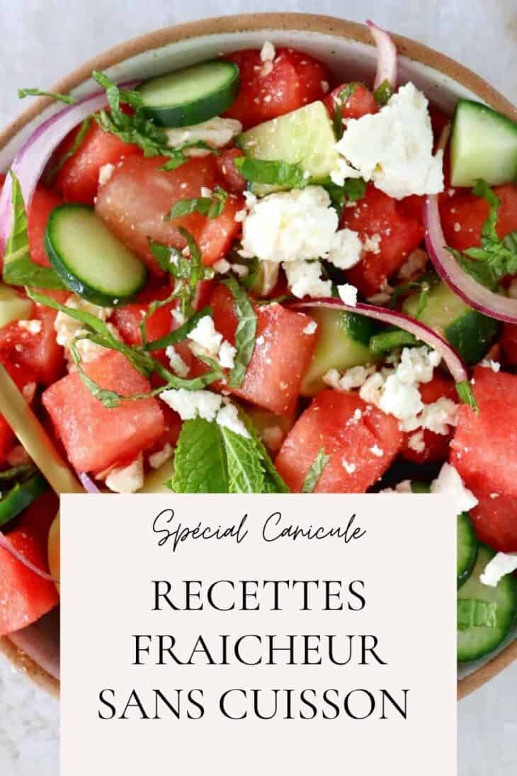 Cette sélection de recettes fraîcheur sans cuisson est parfaite pour affronter la canicule. Des salades fraîches et colorées, des repas légers, des bouchées rafraîchissantes... De quoi vous régaler tout en restant au frais pendant les plus chaudes journées d’été.