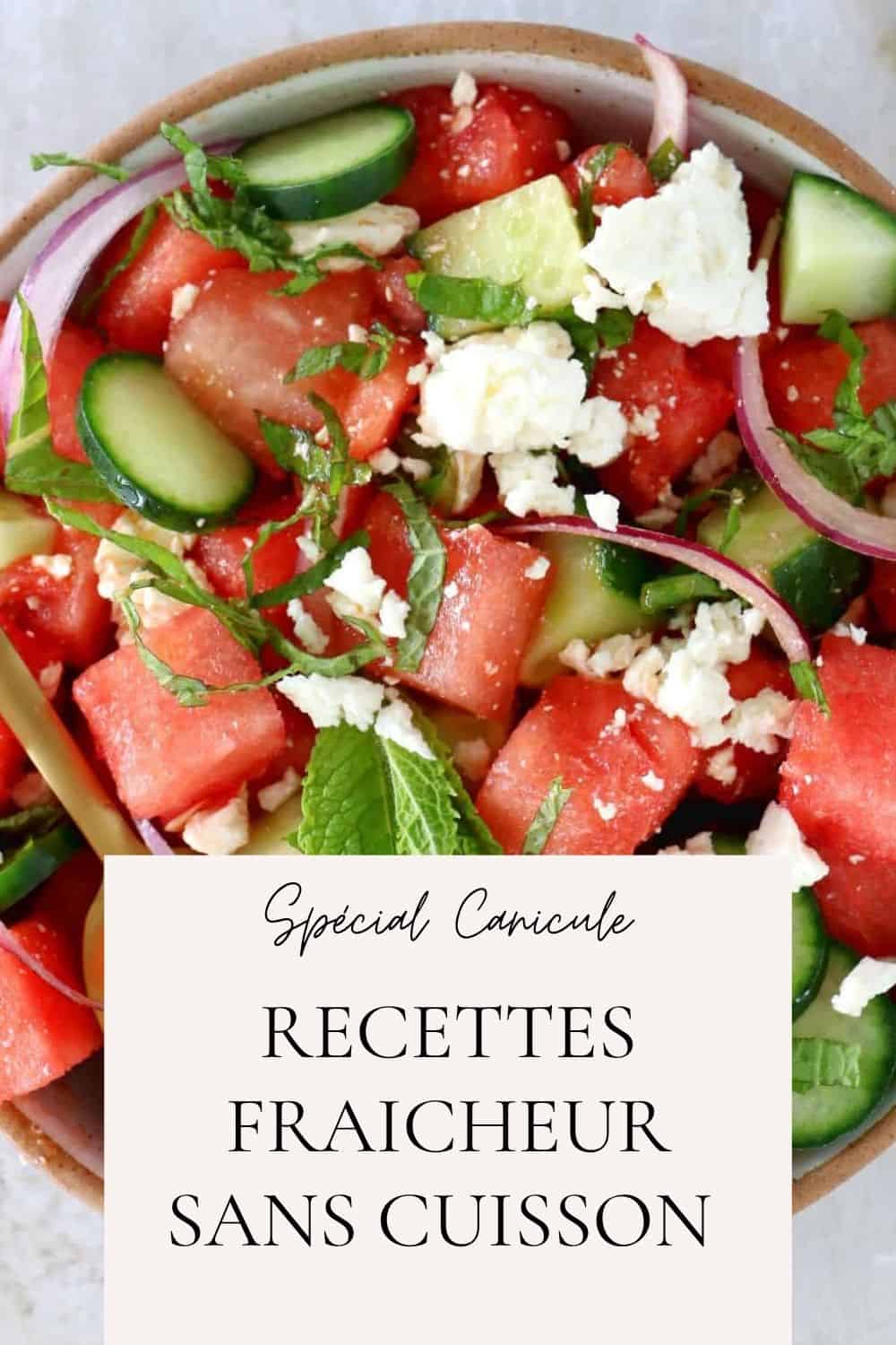 Spécial canicule : recettes fraîcheur sans cuisson