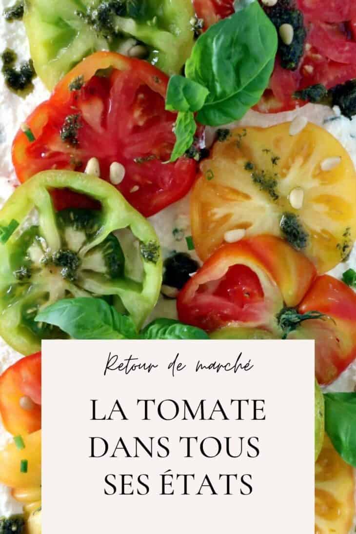 Découvrez la tomate dans tous ses états, allant du gaspacho à l'incontournable tarte à la tomate, les tomates farcies et plus encore.