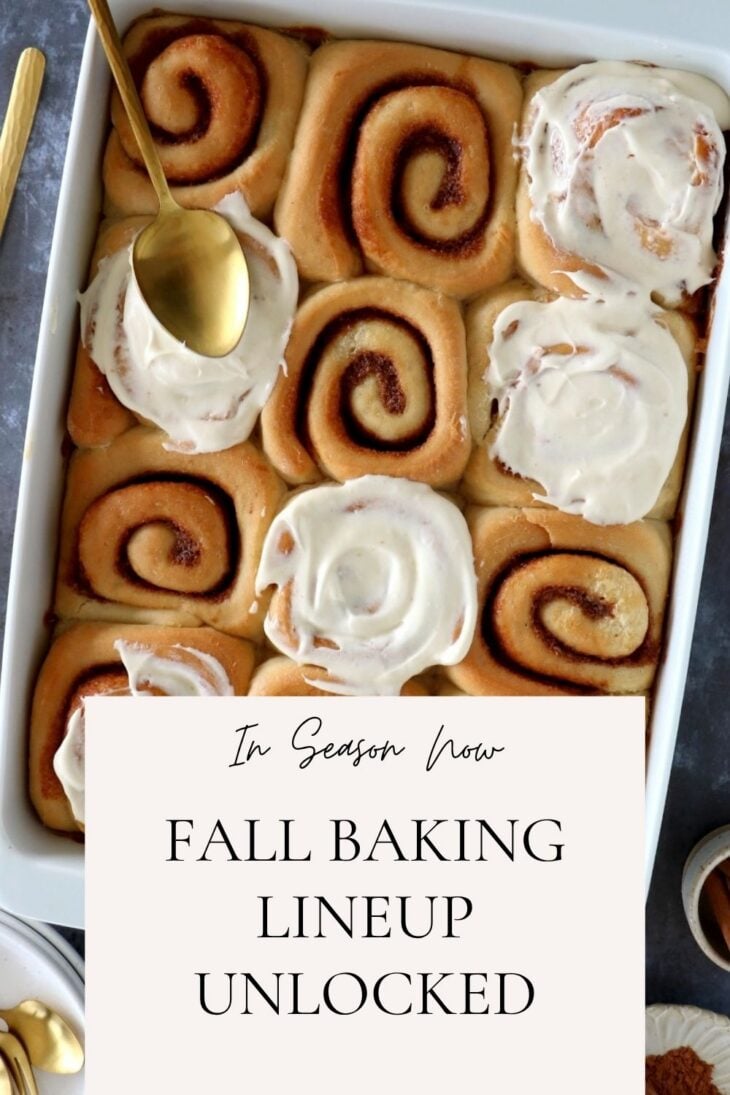 Your fall baking lineup is here, from sweet pumpkin bakes, cozy apple desserts, cookies and other seasonal treats.